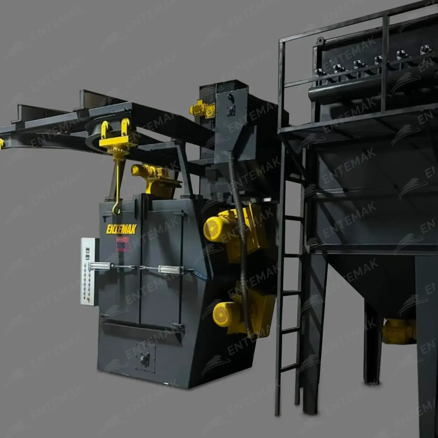 Çift İstasyonlu Askılı Kumlama Makinesi - 1